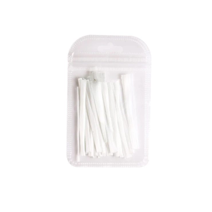 

Hot sale fiber nail wire extension tool 20 pieces False nails for nail extension, White
