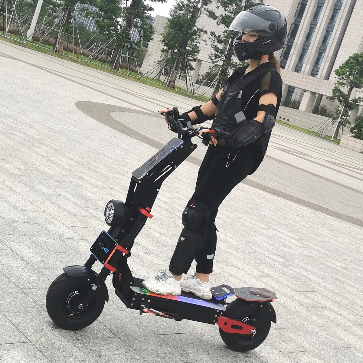 

High Quality Cheap Price Maike MKX escooter dual motor 8000w adult 13 inch fat wheel 100km h speed electric scooter