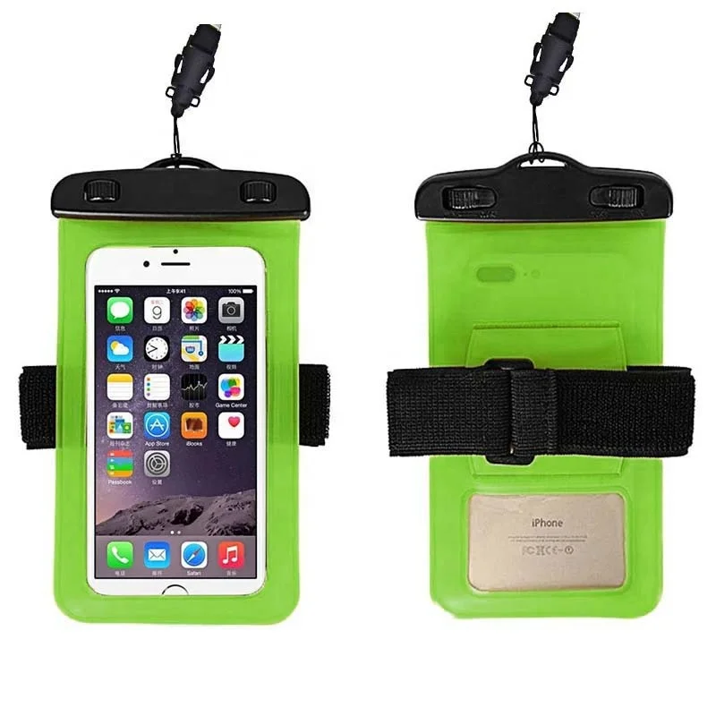 

Waterproof Cell Mobile Phone Bag Case Pouch with Armband Yuanfeng Custom Universal Pvc Pouch