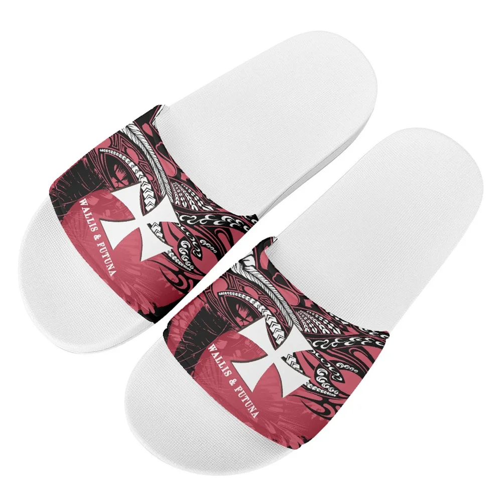

Custom Slippers For Women Wallis And Futuna Islands Pattern Home Slippers Print On Demand Polynesian Design Hotel Slippers