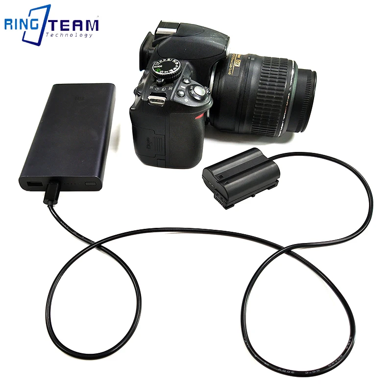 Type-C Power Adapter to EN-EL15 Dummy Bettery EP-5B DC Coupler for Nikon Z6 Z7 1V1 D7200 D7100 D7000 D750 D610 D600 Cameras manufacture