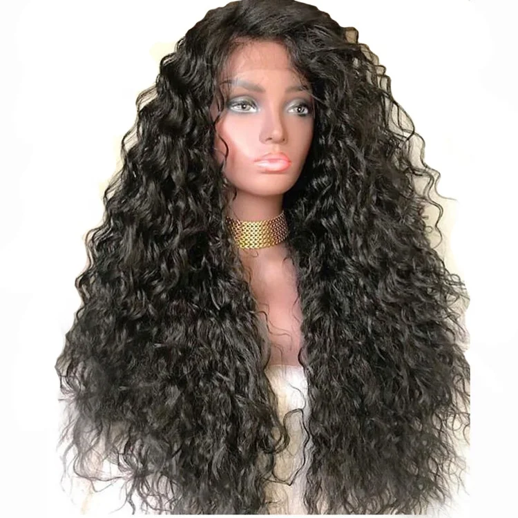 

Peruvian Lace Front Wigs Natural Curly Full Lace Human Hair Wig For Black Women Glueless Cuticle Aligned 13x6 Lace Frontal Wig