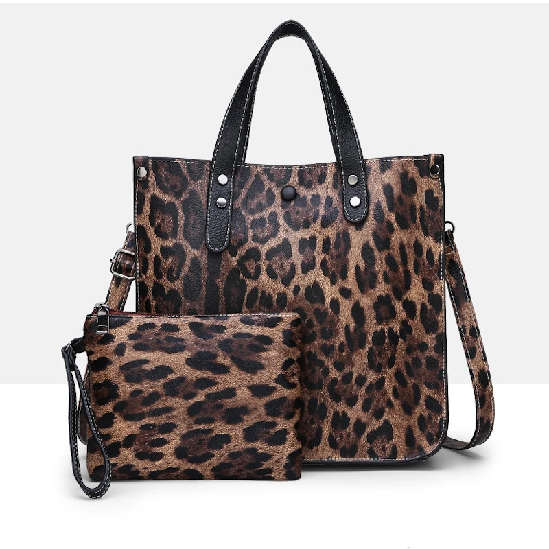 

Custom Hand Bag Designer Ladies Bags Women Handbags With 2Pcs Set