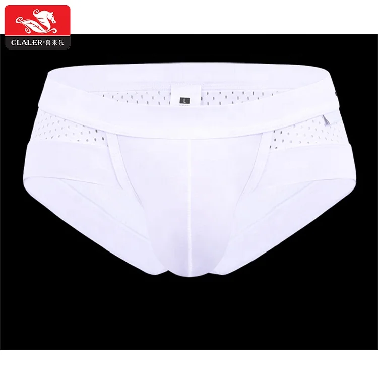 New Mens Pure White Boxer Briefs Modal Nylon Underwear Buy Spandex