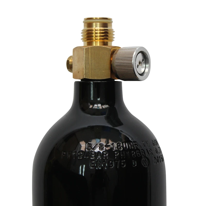 20oz 0.8l Paintball Cylinder Tank Aluminum Bottle Paintball Bottle Co2