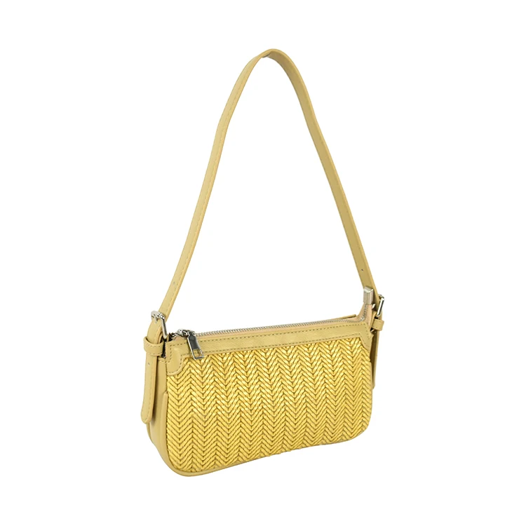 

2021 New Trendy Ladies Leather Shoulder Tote Bags Leather Bags Women Handbags, Yellow green