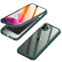 

360 Degree Full Protective Tempered Glass Back Cover Case Phone Case for iPhone 11/11pro/11pro max