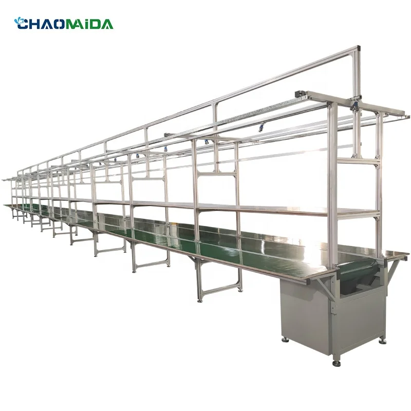 

Assembly line Bilateral table conveying line Small appliance Antistatic table