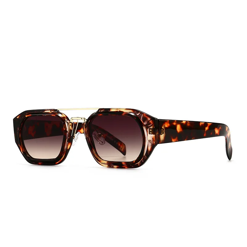 

2022 new arrivals double metal retro classic acetate shades sunglasses