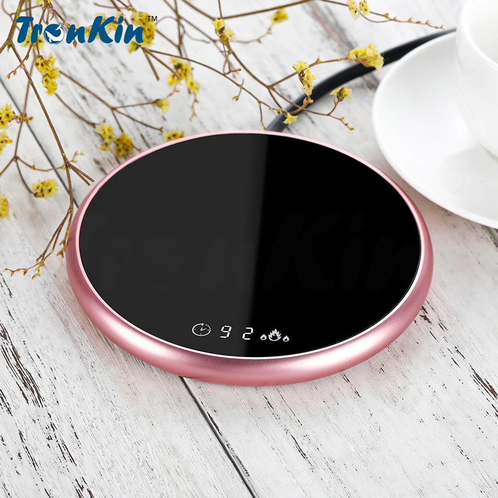 

Wholesale electric cup warmer portable usb powered water heater, Black,gold,silver,black