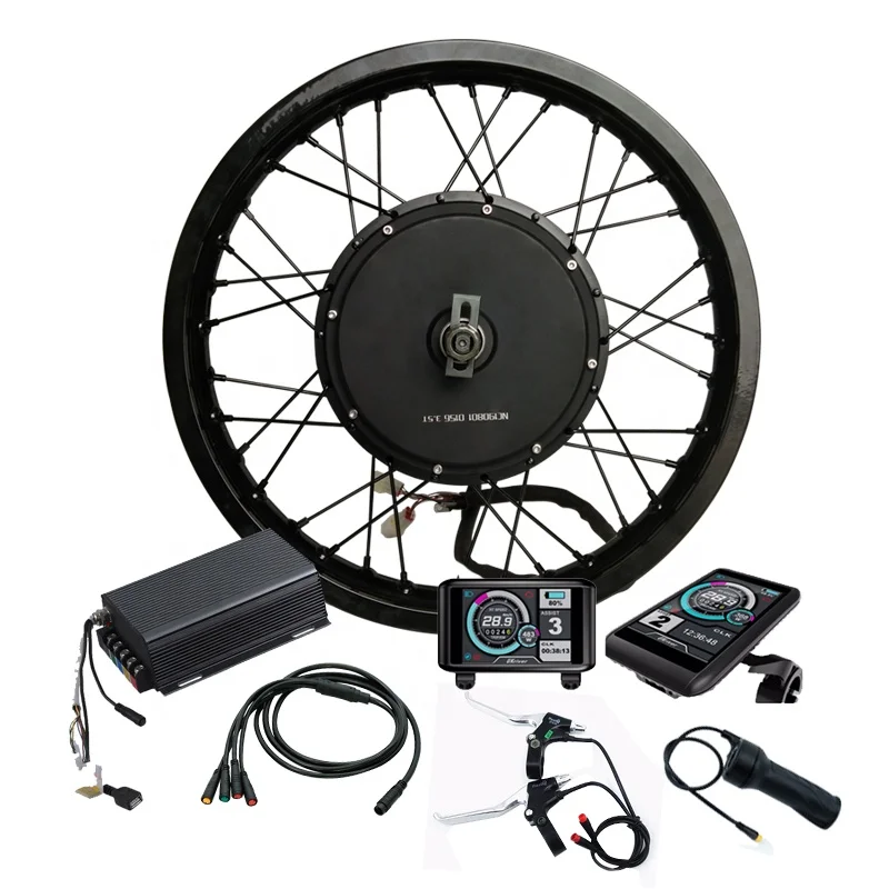 

Power 12kw QS V3 5000W rear brushless hub motor ebike kit with sabvoton controller can be programmable