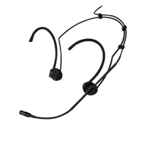 

New design professional flexible Hands Free Lightweight wireless Headworn Mic speech wired Headset Microphone