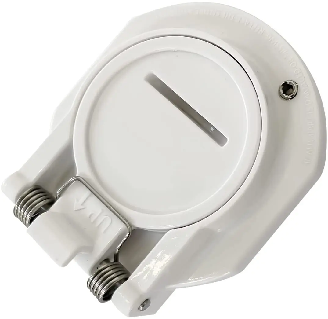 

Free Rotation Pool Vacuum Vac Lock Safety Wall Fitting W400BWHP, W400BLGP, GW9530 Replacement for Zodiac Hayward Pentair Cleaner, White