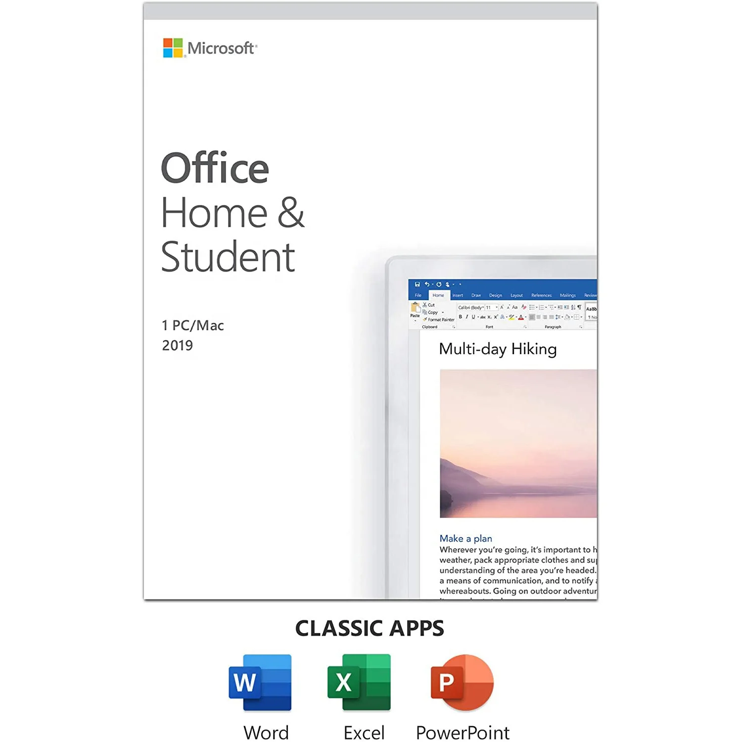 Office home and student 2019 O