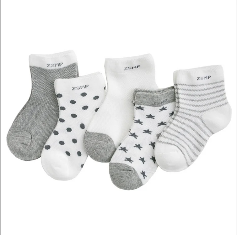 

Wholesale nice price popular Fashion Design Plain White Custom New Born Baby Socks