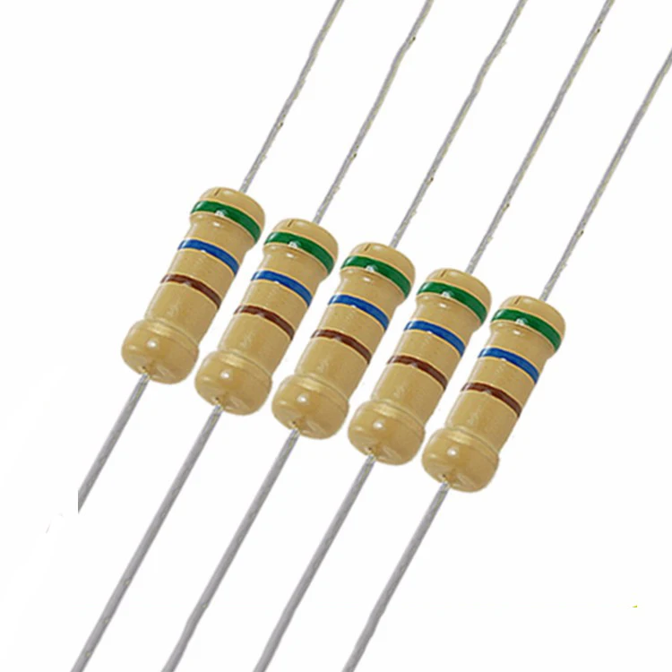1/4w 1/8w 1/2w 1w 2w Carbon Film Resistor Cp Wire 1000pcs/bag 5