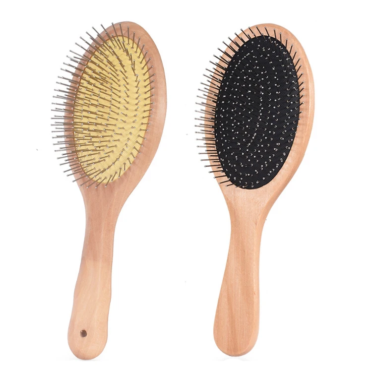 

Wooden Steel Needle Beauty Massage Comb Wooden Massage Hair Comb Wooden Head Brush Wooden Comb