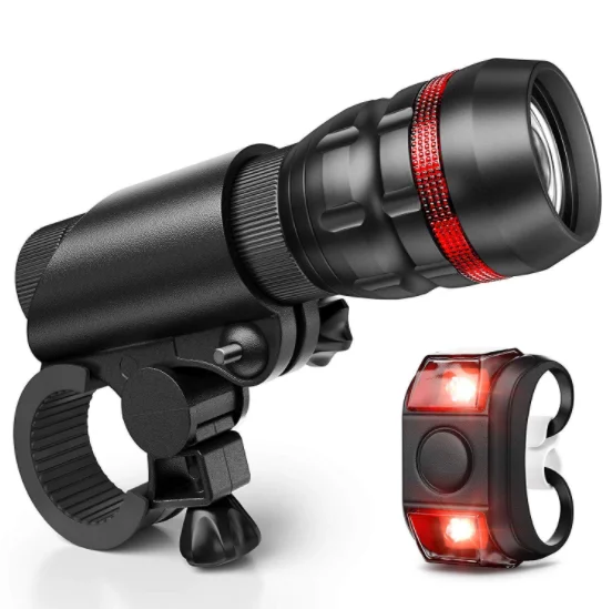 

OEM Good Quality Amazon Top 100 LED Bicycle Accessories Light Rechargeable Bicycle Light Fixed on Bicycle Frame