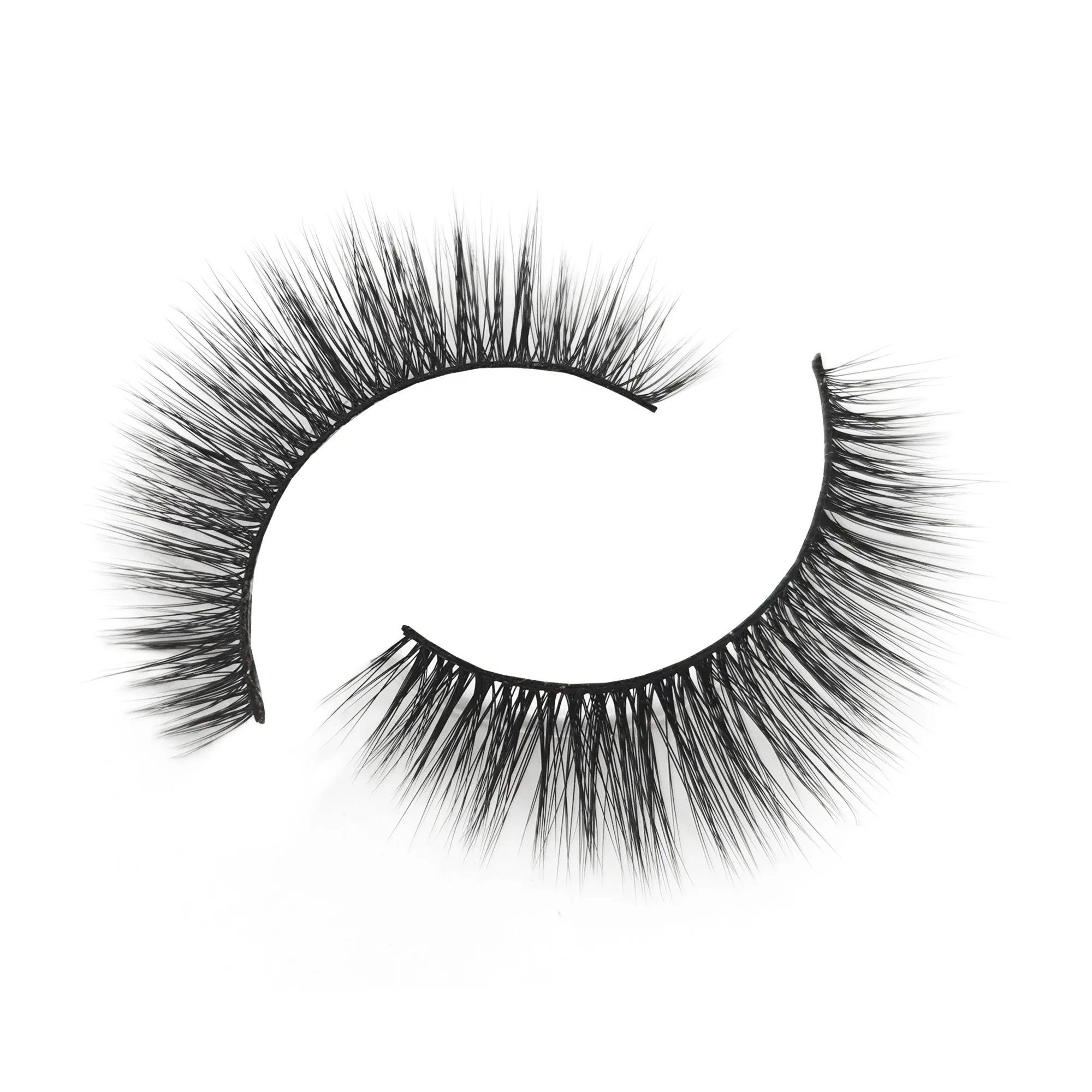 

2021 new trend wholesale hot sale handmade individual 3d private lable 25mm silk eyelash