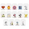 Cartoon Transparent PC Hard Shell Wireless Headphone Cover for AirPods