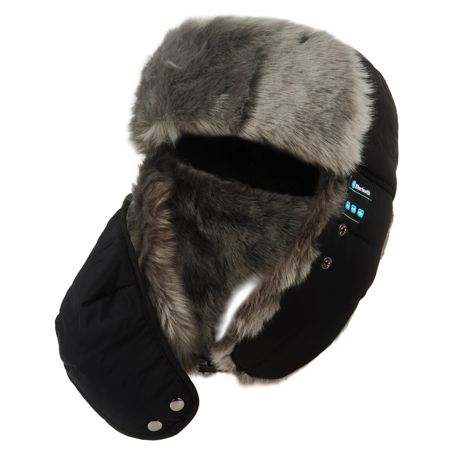 

Upgraded Unisex Wireless Hat Beanie Winter Music Hat Headphones w/Built-in Stereo Speaker Unique Christmas Tech Gag Gifts, Black