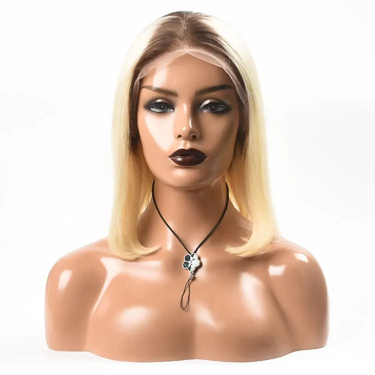 

Short Lace Front Wig Vendors 12 Inch Bob Human Hair 130 Density Brazilian Swiss Lace Front Wig