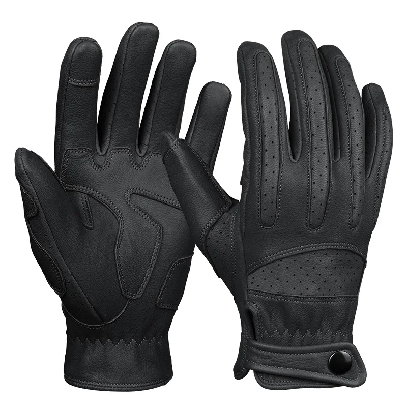 
New Design Yellow Sports Motorcycle Racing Gloves Leather Racing Gloves . 