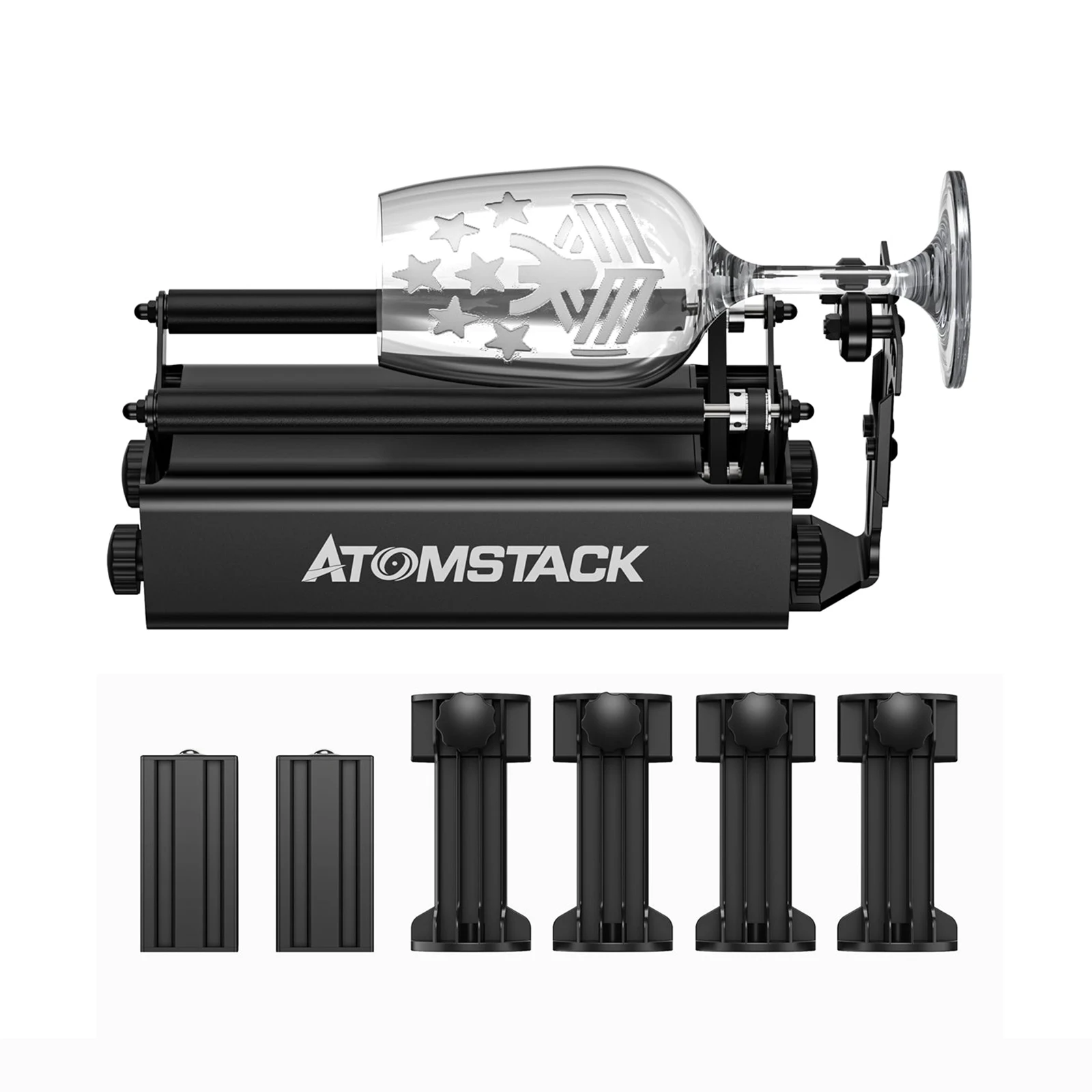 

Upgraded Atomstack R3 Pro Rotary Roller with Separable support module and Extension Towers