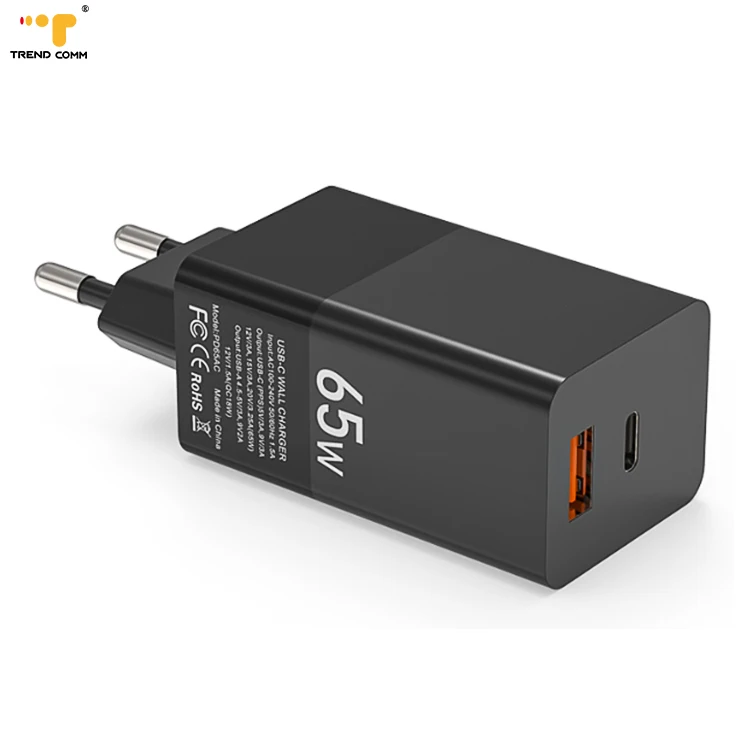 

2021 New Design 65W Fast Charging For iPhone PD USB Mobile Accessories Laptop Gan Charger