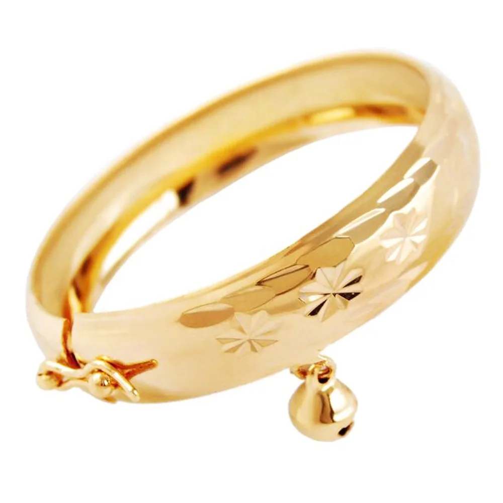 

Hot Selling Fashion Kids 18K Gold Bangle Bracelet