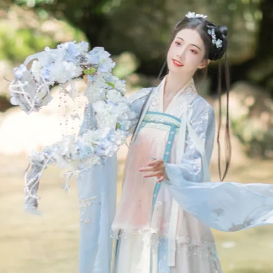 

2019 New High Grade Long Cheongsam Printing Cheongsam Long Collar Emulation Silk Lady Women Clothing Quantity Summer Ethnic Pcs