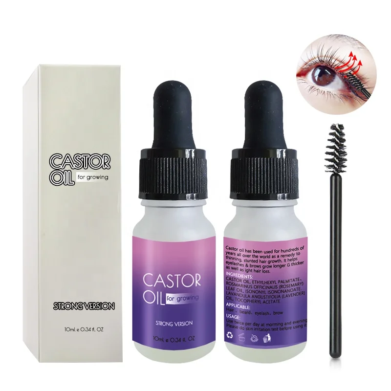 

Private Label Nourish Lift Keratin Vegan Eye Enhancer Booster Eyebrow Hair Beard Lash Serum Eyelash Growth Castor Oil