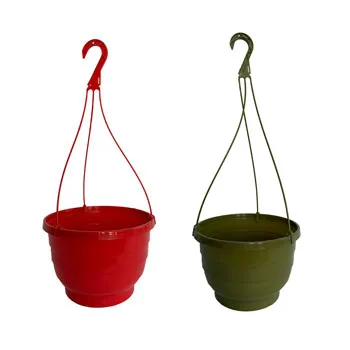 

Half Round Planters Balcony Plant Pot Flower Plastic Ball Shape Hanging Baskets, Customized color