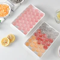 

Round Ice Balls Maker Food Grade Ice Cube Tray 33 grid Large Sphere Molds for Whiskey Cocktails Amazon Hot Selling
