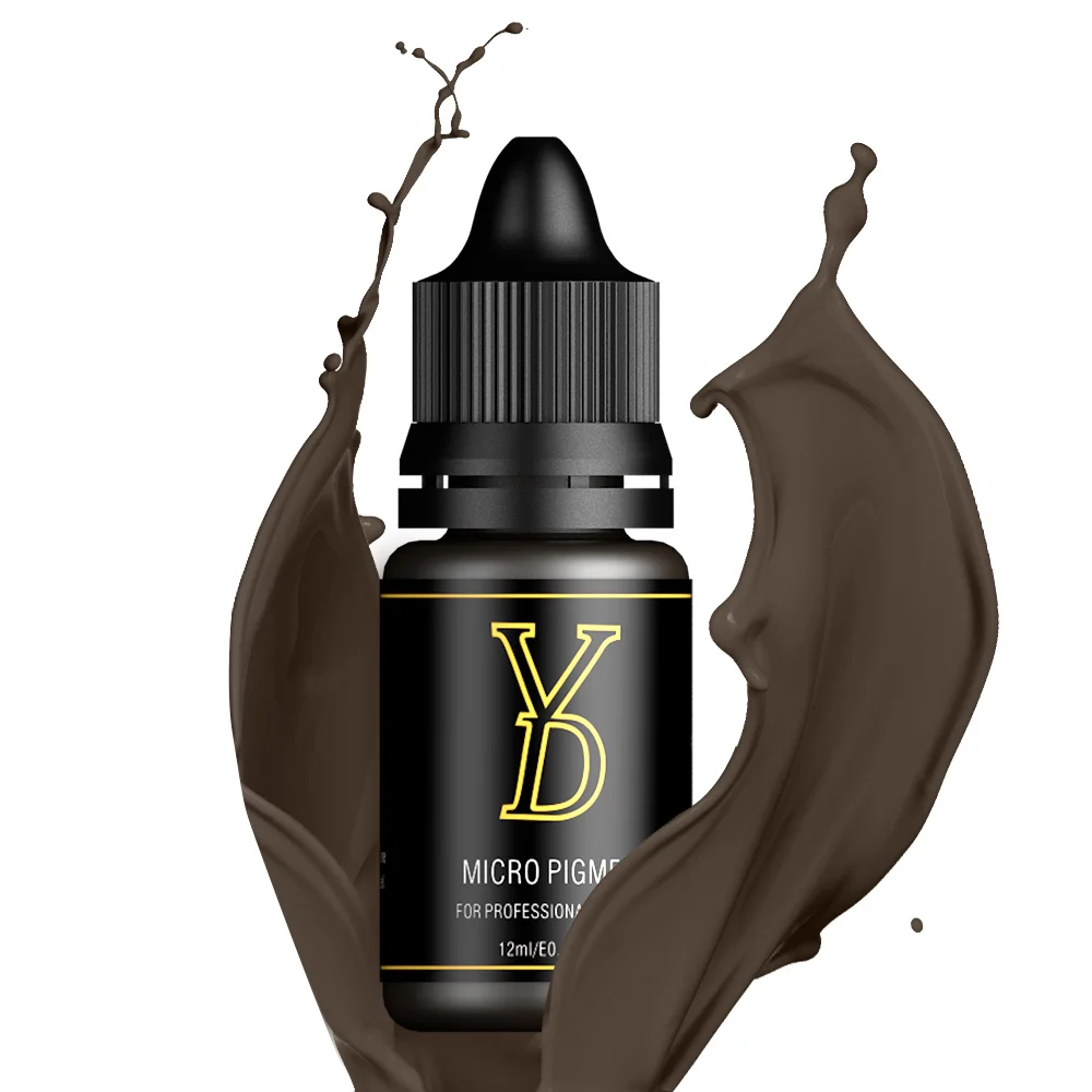 

New Design YD Permanent Makeup Microblading Liquid Pigment For Tattoo (DARK BROWN)