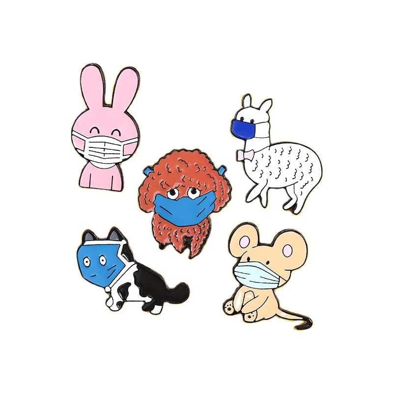 

Nurse Accessories Cute Animal Medical Alloy Enamel Brooch Pin, Various, as your choice