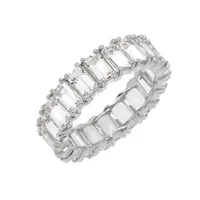 

LOZRUNVE 925 Sterling Silver Emerald Cut White CZ Baguette Engagement Ring