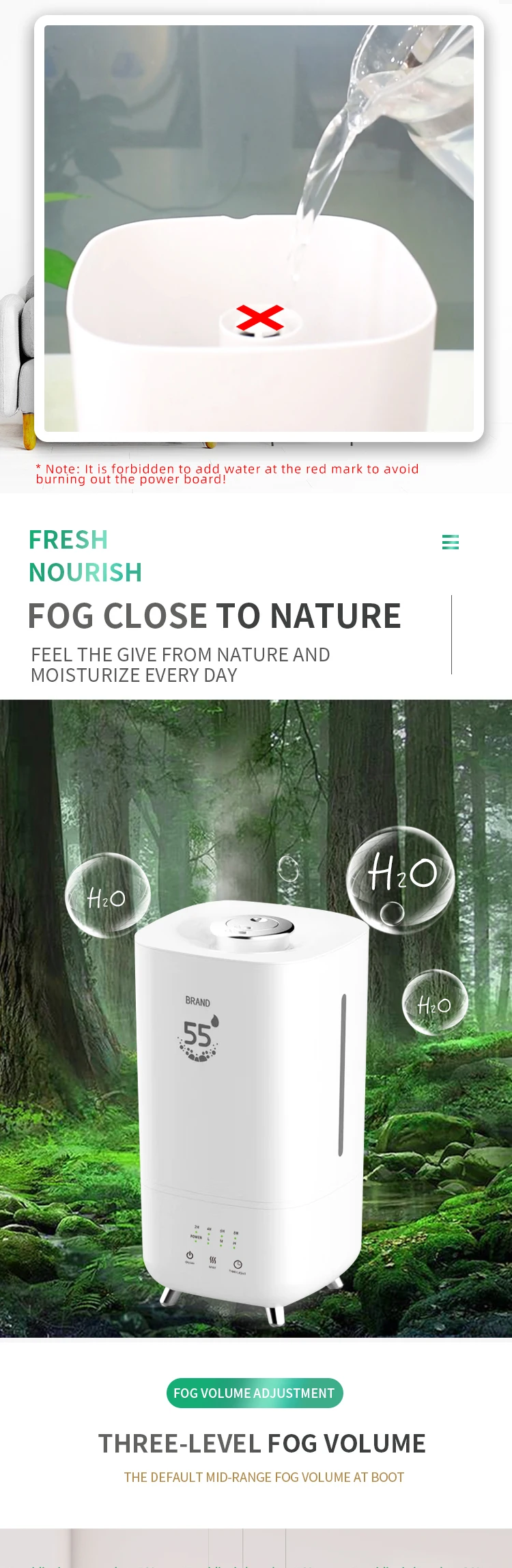 New products 2020 unique portable humidifier ultrasonic humidifier