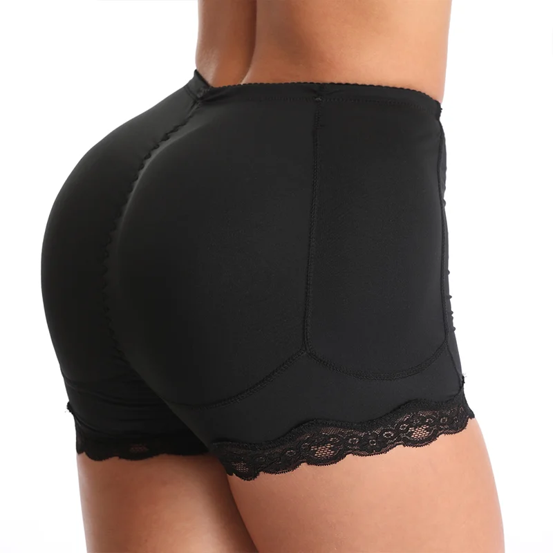 

Fake ass Womens Butt Lifter and Hip Enhancer Booty Padded Underwear Panties Body Shaper Seamless Panty Boyshorts Shapewear, As the pictures show