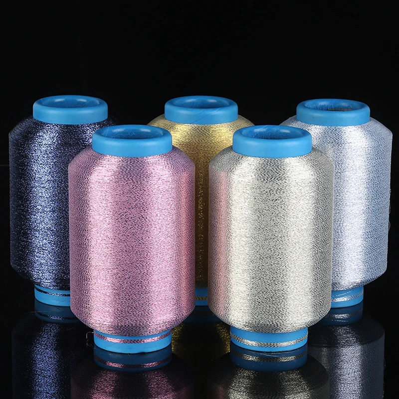 
Factory direct salehigh quality MH AK color metallic yarn embroidery thread metallic yarn For Weaving 