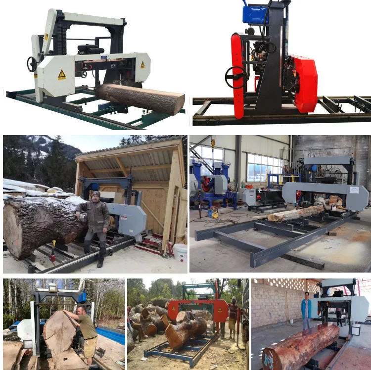 Portable Wood Sawmills with Diesel/Gasoline fuel