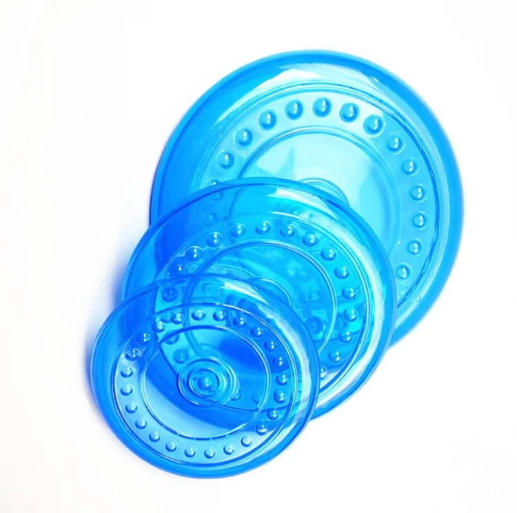 

Multi-function Pet Flying Disc Toy TPR Soft Durable Dog Disc Outdoor Training Dog Supplies, Blue