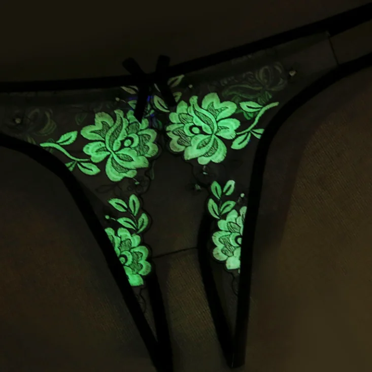 

women lingerie erotic sexy glow underwear sexy panty, Purple