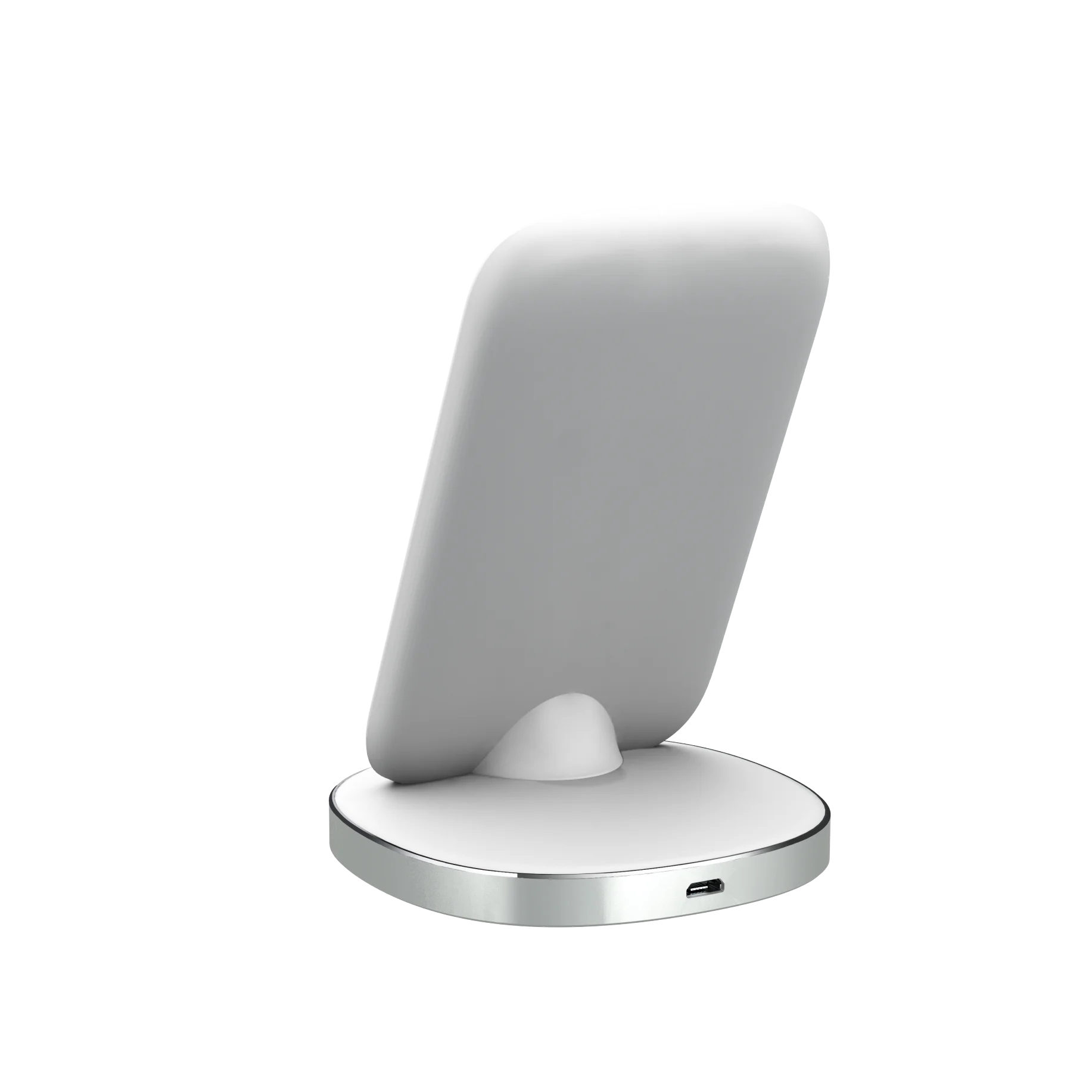 

Factory direct sell quality wireless charging stand dual coil wireless charger for iphone 12, Black/white