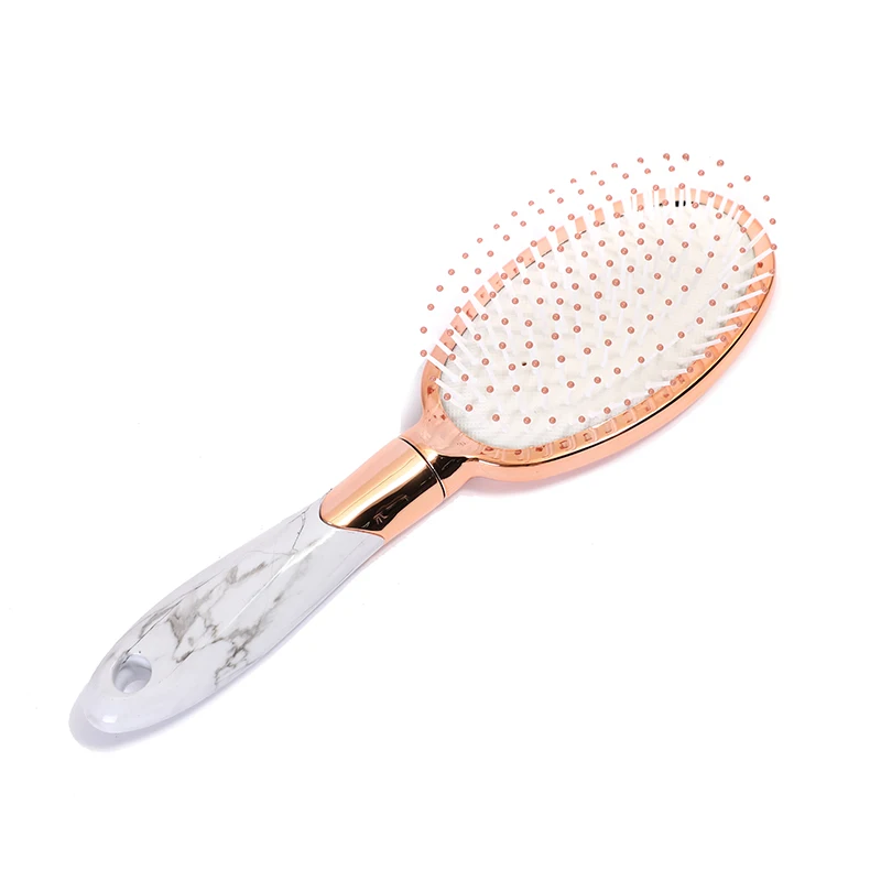 

European Popular Electroplating Rose Gold Air Cushion Massage Combs High Quality Detangling Hair Brush