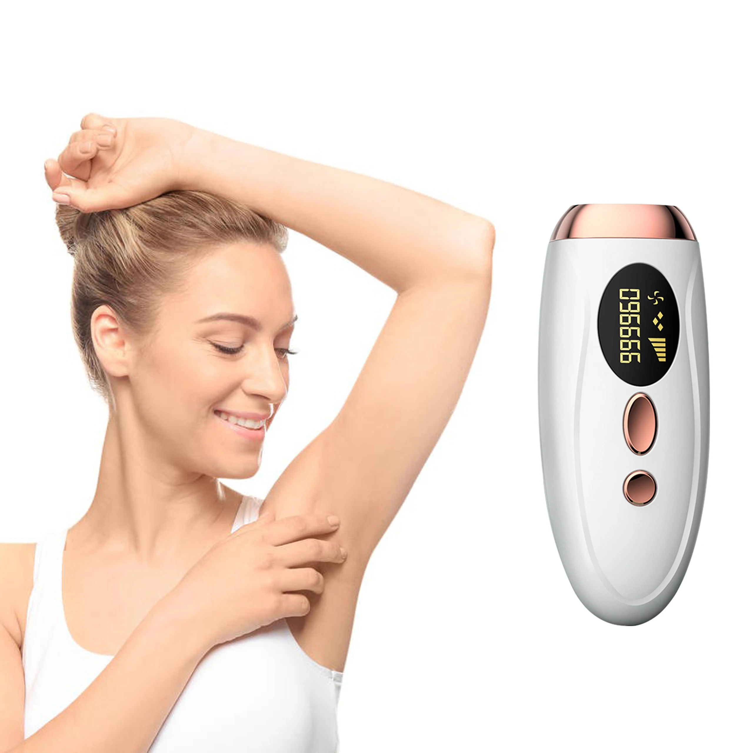 

Wholesale Products Home Use IPL Laser Hair Removal For Women And Men, White