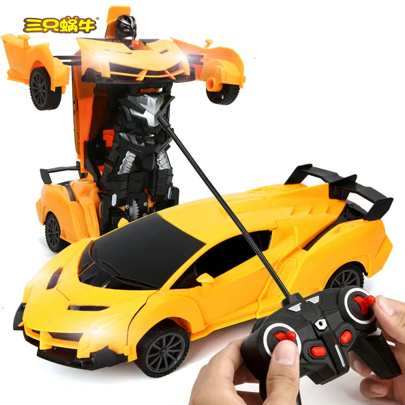 
1:16 LED rc Deformation Robot remote control car Transformation robot car toys for child 