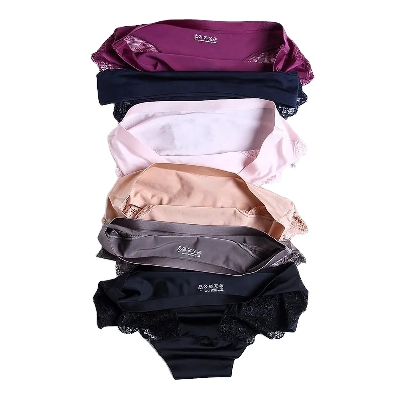

Women's Underwear Lace Panties Seamless Sexy Ladies Briefs Women's Panties, Picture shows