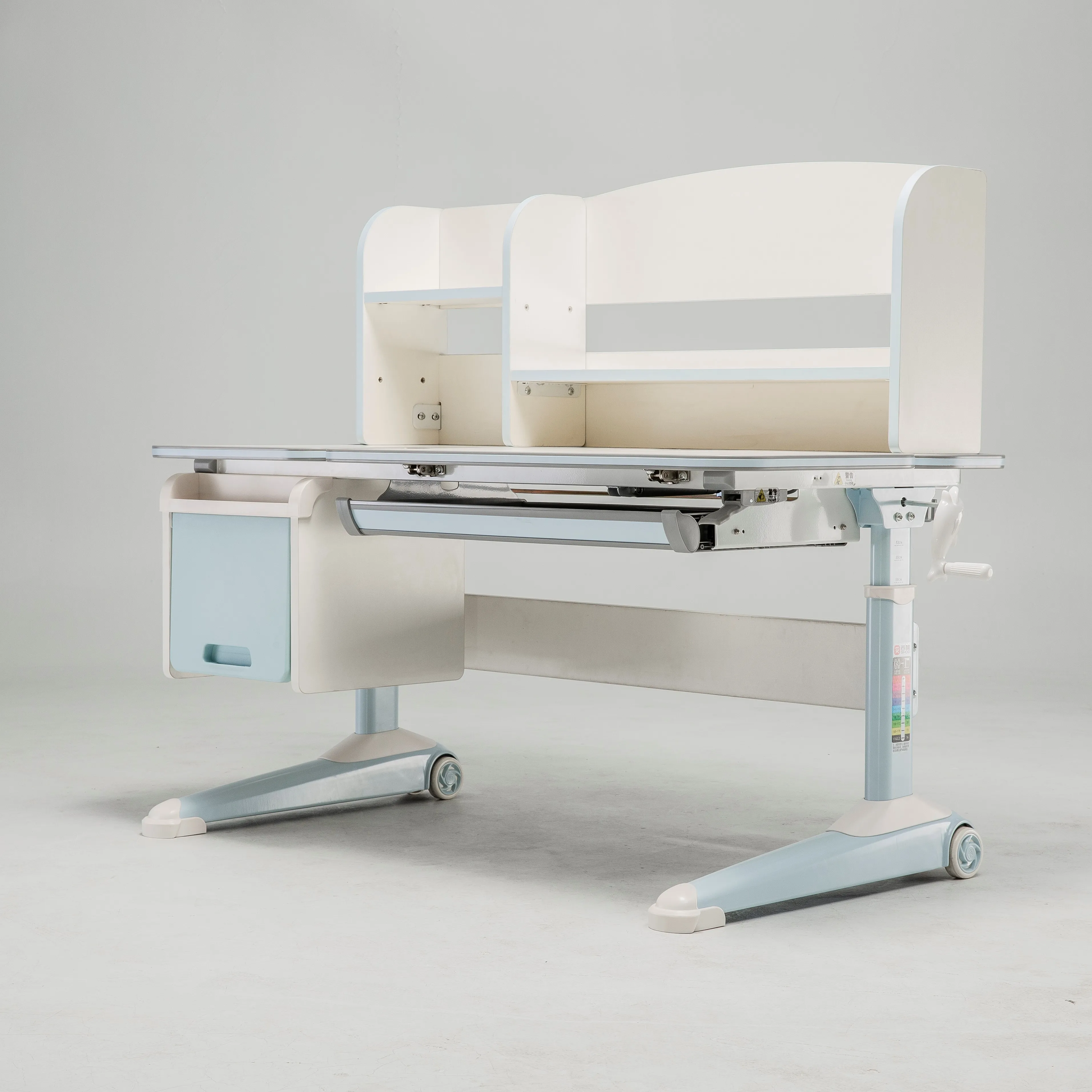 
High quality latest design kids table chair furniture height adjustable children study writing desk school desk for children 