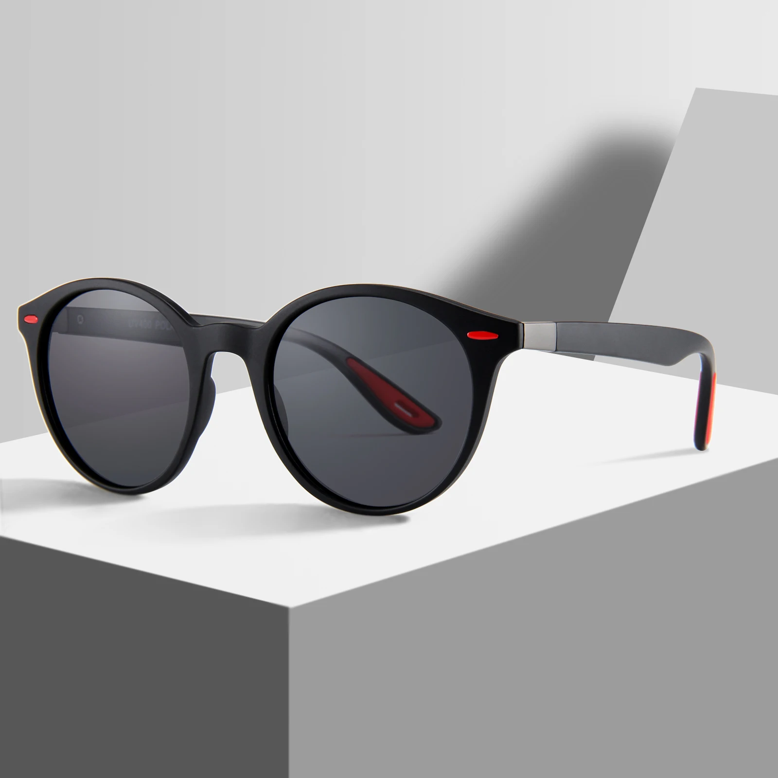

Classical Designer Small Round Frame Sports Sunglasses TAC Polarized Outdoor Men Sunglasses 2023